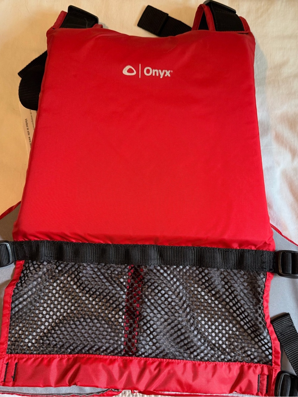 Onyx Adult Universal Life Jacket PFD in Red NWT - Picture 7 of 7